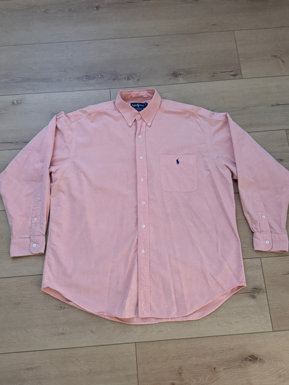 Polo by Ralph Lauren Light Pink Button-Down Oxford Shirt